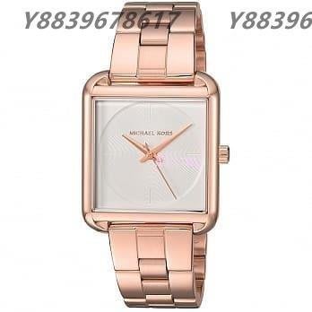 美國代購Michael Kors MK3645 方形手錶 簡潔三針石英錶 腕錶 歐美時尚