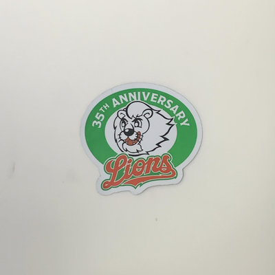 FA-中華職棒【統一獅】1993~04年×2024年復古季主題日 LOGO隊徽 35週年造型貼紙