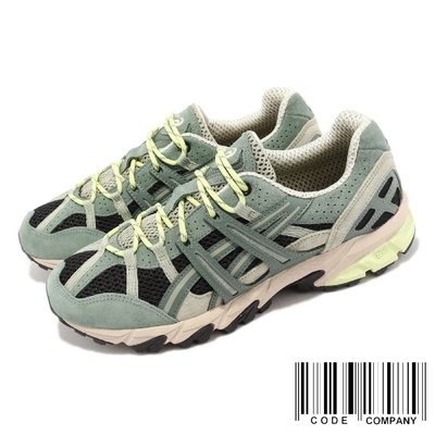 =CodE= ASICS 亞瑟士 GEL-SONOMA 15-50 麂皮慢跑鞋(綠黑黃) 1201A438-301 男