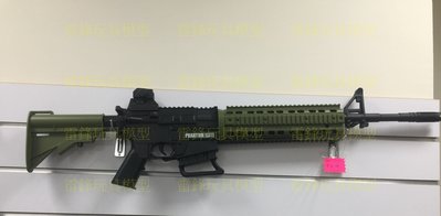 [雷鋒玩具模型]-Nova Vista m16 4.5mm 續壓空氣槍 綠色 (鉛彈 co2 鋼珠 pcp  紅外線)