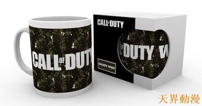 天界動漫COD 使命召喚 二戰 游戲周邊 官方正版陶瓷杯馬克杯 英國原裝進口