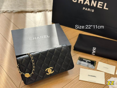 【二手包包】Chanel新品牛皮質地時裝休閑 不挑衣服尺寸2211cmNO147633