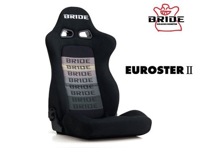 【Power Parts】BRIDE EUROSTER II-Gradient logo 可調賽車椅(漸層LOGO)