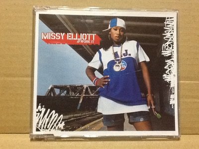 ～拉奇音樂～蜜西艾莉特 MISSY ELLIOTT  WORK IT 二手保存良好片況新 宣傳片。嘻哈 饒舌。