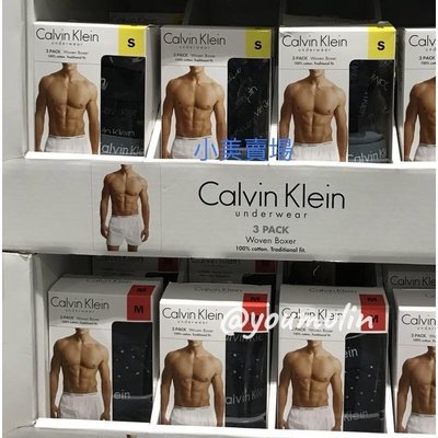 【熱賣精選】服裝  居家Calvin Klein CK 平口褲/四角褲/內褲  大尺碼 ~好市多~