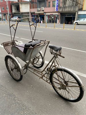 阿公的舊情人 古董 腳踏車 老鐵馬 早期 人力 三輪車 人力車