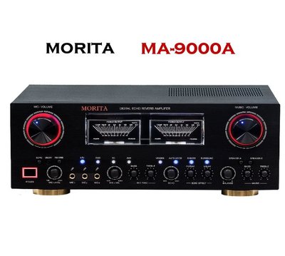 鈞釩音響~MORITA MA-9000A專業卡拉OK擴大機