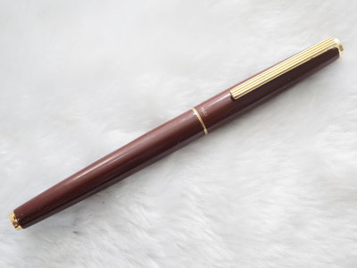 A448 1980s 百樂 日本製 Grandee 紅漆 18k F尖 高級鋼筆 (全金屬)(7.5成新)