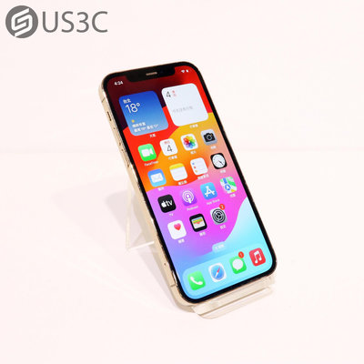 【US3C-青海店】【一元起標】台灣公司貨 Apple iPhone 12 Pro 128G 金色 6.1吋 原彩顯示 臉部辨識 二手5G手機