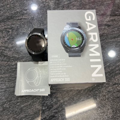 GARMIN approach s60 進階高爾夫GPS腕錶「9成新」可議價