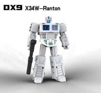【全新現貨】柯博文 含貨櫃 DX9 X34W 白色柯博文 口袋戰爭 小比例 擎天柱 鐵牛 Ranton
