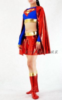 超人 女款 肌肉 萊卡 連身 連體 動漫 周邊 COS COSPLAY DC 超人 SUPERMAN