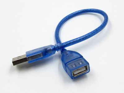 ☆蝶飛☆抗干擾 32公分 USB 延長線 轉接線 傳輸線 數據線 USB2.0 A公 A母 公對母 公轉母 銅蕊線