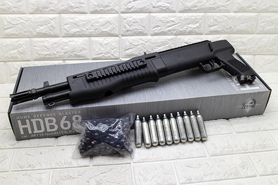 台南 武星級 Umarex T4E HDB68 防身 鎮暴槍 CO2槍 + CO2小鋼瓶 + 鎮暴彈 ( 17MM鎮暴