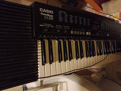 大媽桂二手屋，卡西歐CASIO CT-395電子琴，鍵盤，keyboard