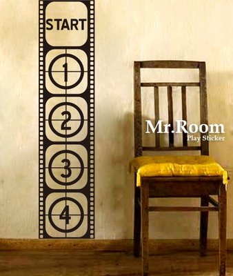 ☆ Mr.Room 空間先生創意 壁貼 攝影 膠卷 (CL072) 底片 電影 攝影 工作室 裝璜 設計 片場道具