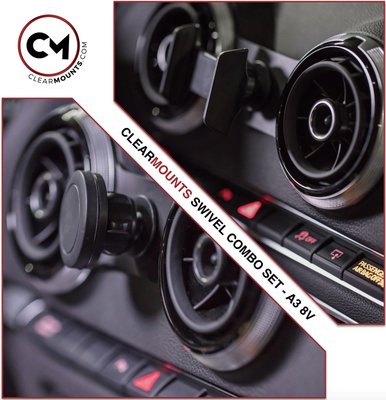 加拿大Clearmounts audi Q2 磁鐵手機架 出風口 強強滾 汽車 奧迪 車架