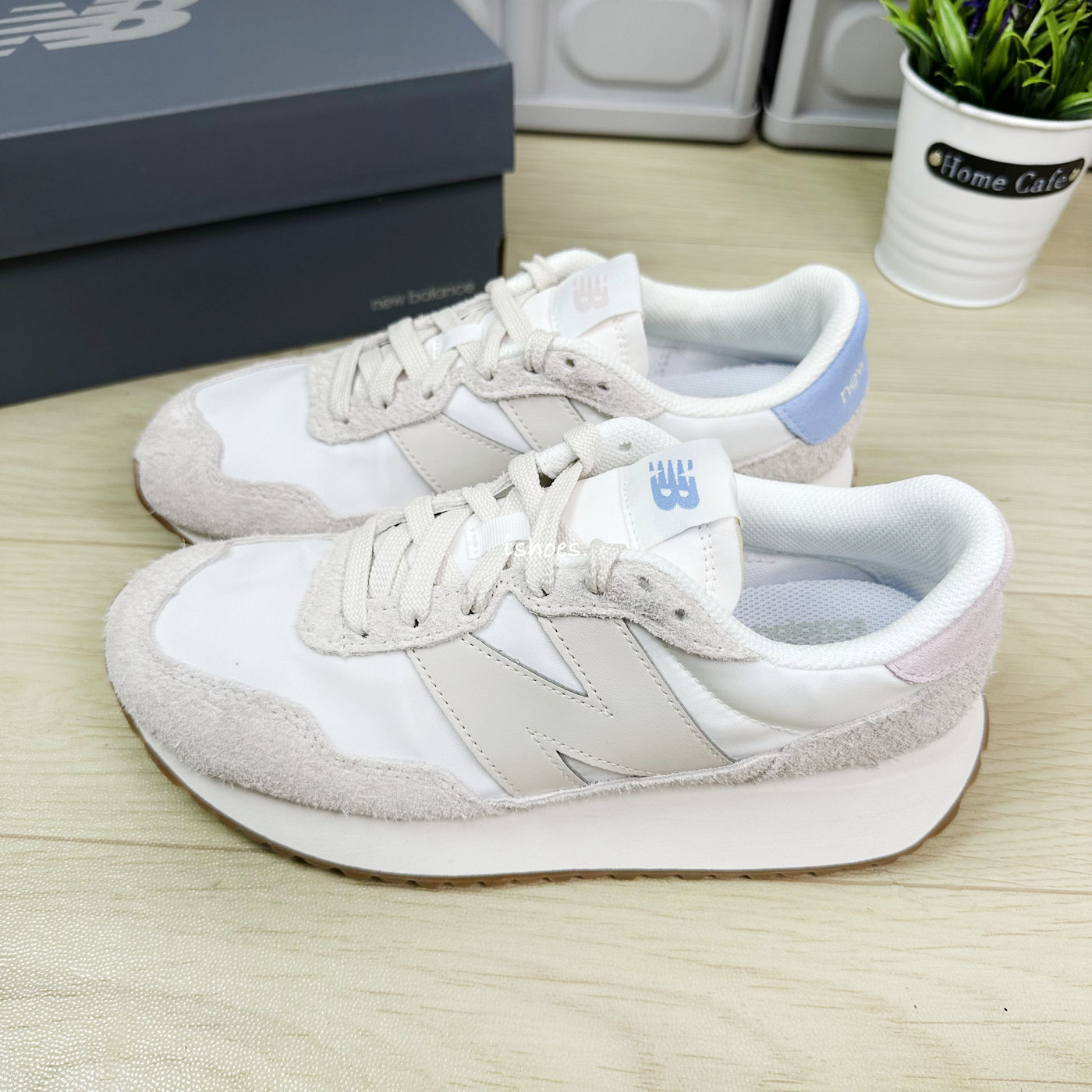 現貨iShoes正品New Balance 237 女鞋陰陽馬卡龍復古休閒鞋老爹鞋 