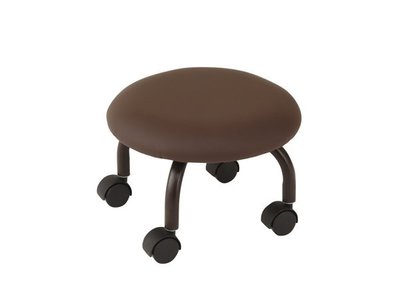 《SalonPlanet沙龍之星》多功能矮凳（咖啡色）有輪子 /吧台椅