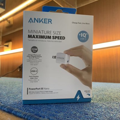 Anker A2633 PowerPort III Nano 20W PD極速充電器 【台灣總代理 群光公司貨】視聽影訊