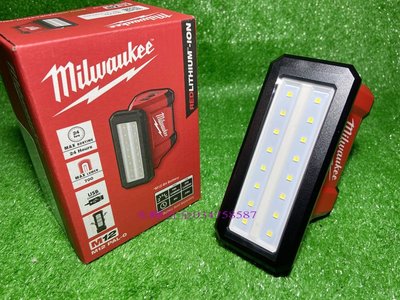 (含稅價)緯軒(底價1700不含稅)米沃奇 M12PAL-0 12V磁性泛光燈 工作燈 USB 充電器 泛光燈 (單機)