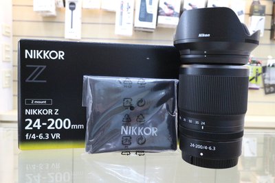 【日產旗艦】彩盒 (附遮光罩) Nikon Z 24-200mm F4-6.3 VR 平輸