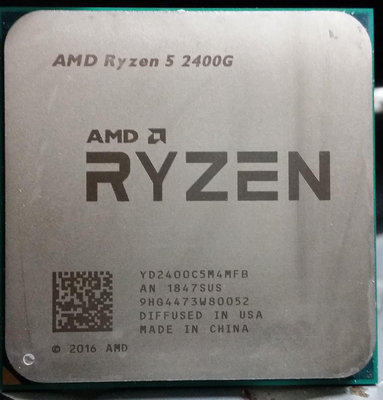 { 電腦水水的店 }~ AMD  Ryzen  5  2400處理器 3.6GHZ/CPU /二手品/直購價 $1700 請自取
