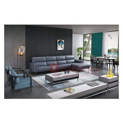 [紅蘋果傢俱]義式LJ8055沙發(另售 茶几 地櫃 單椅) L型沙發 皮沙發 牛皮沙發 實木內框架 極簡 義式客廳
