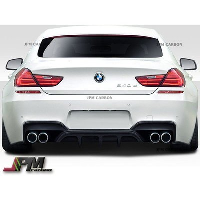 F12/F13/F06 M6專用 後下巴 後中 BMW Performance Style 霧黑PP 外銷商品 品質保證