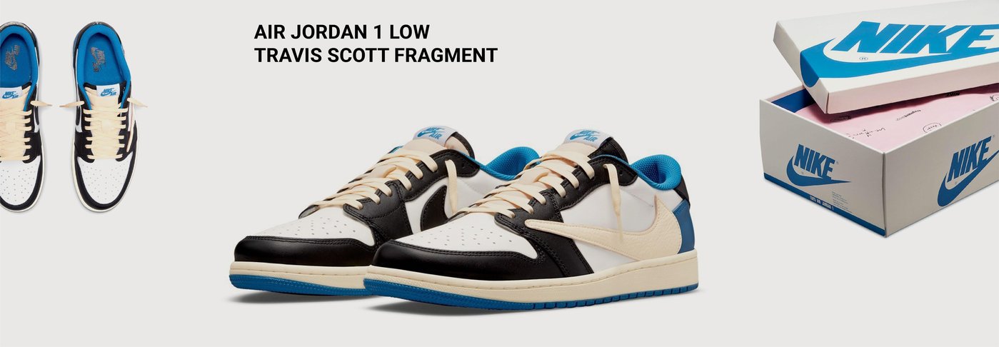 好事成三 TRAVIS SCOTT FRAGMENT AIR JORDAN 1 LOW OG SP DM7866-140