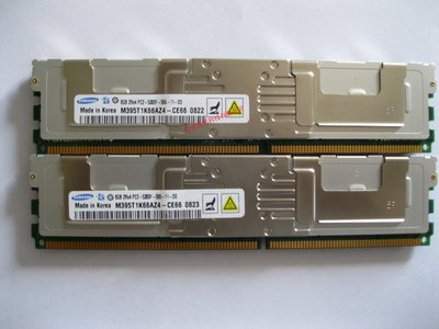 三星 原廠8GB 2RX4 PC2-5300F 8G DDR2 667 ECC FBD伺服器記憶體條