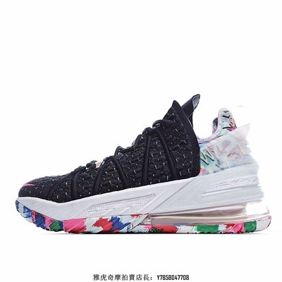 Nike LeBron 18 James Gang 黑彩 詹姆斯 實戰 中幫 氣墊 籃球鞋 CQ9283-002 男鞋