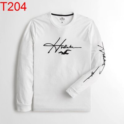 【西寧鹿】Hollister Co. Hollister HCO 男生 長袖T恤 T204 瑕疵品