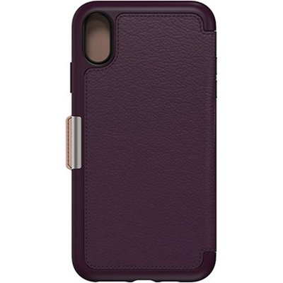 【OtterBox】iPhone XS MAX Symmetry Leather Folio系列真皮保護殼 - 紫色