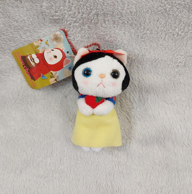 全新 日本 choo choo cat白雪公主吊飾 甜蜜貓包包掛飾