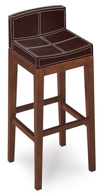 【生活家傢俱】HJS-775-7：西部實木吧台椅【台中家具】高腳椅 實木椅 餐椅 木椅 餐椅 胡桃色 北歐風
