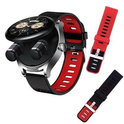 華為 適用於 HUAWEI Watch Buds 錶帶矽膠運動智能手錶錶帶軟帶手鍊