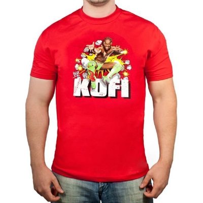 ☆阿Su倉庫☆WWE摔角 Kofi Kingston Boom Basics T-shirt KOFI熱血款 熱賣特價中