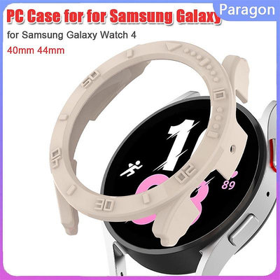 SAMSUNG 數字刻度PC表殼保險槓保護殼配件適用於三星 Galaxy Galaxy Watch 4 5 44 40m