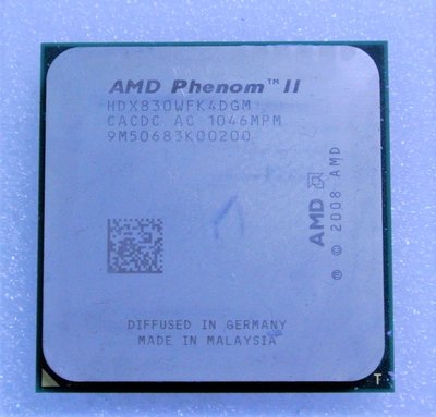 ~ 駿朋電腦 ~  AMD Phenom II X4 830 AM3 HDX830WFK4DGM $300