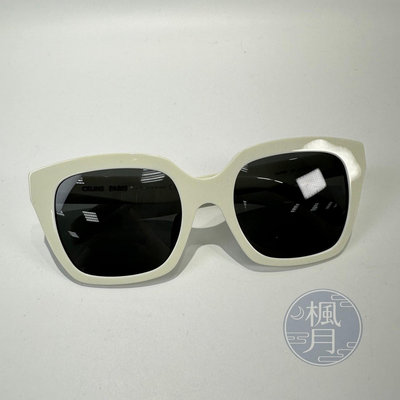CELINE 思琳 CL40198F 白邊框 墨鏡 眼鏡 精品配件 品牌配飾 造型搭配 時尚穿搭 單品小物