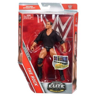 [美國瘋潮]正版 WWE The Rock Flashback Elite Figure 巨石強森經典造型精華版公仔人偶