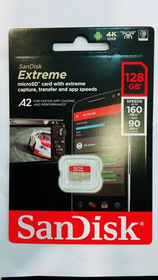 SanDisk Extreme micro SD 128GB 160MB/s･TF 128G V30 A2 公司貨