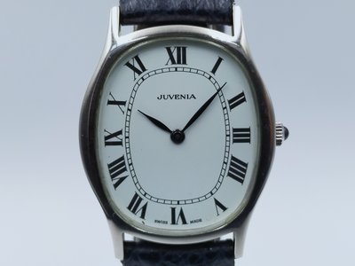 【發條盒子H1206】JUVENIA 尊皇 橢圓不銹鋼/手上鍊  優雅氣質腕錶  紳士品格象徵