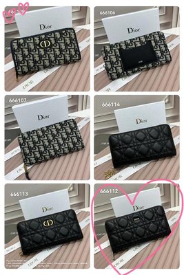Jisoo代購 Dior精緻新款長夾 拉鏈字母滿印錢包 商務男式手拿包