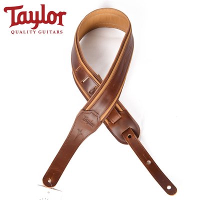 小叮噹的店 美國 Taylor K250-03 Spring Vine Dk Brn2.5吋 吉他背帶