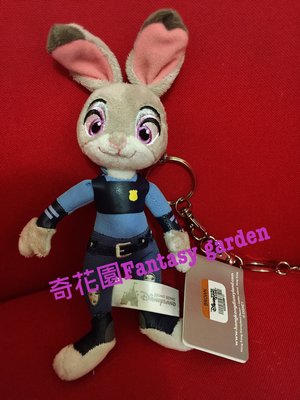奇花園...香港迪士尼樂園Disney動物方城市動物方程市警察茱蒂Judy鑰匙圈玩偶娃娃/吊飾.生日 情人/聖誕節禮物