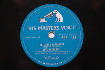 《The little laplander》78轉 10吋 蟲膠唱片 電木唱片