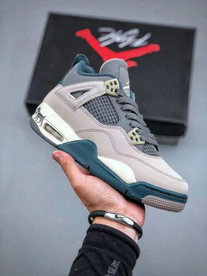 【偉偉代購】喬丹四代 Aj4 喬4 Air Jordan 4 Retro 灰綠 中幫實戰籃球鞋 408452-021