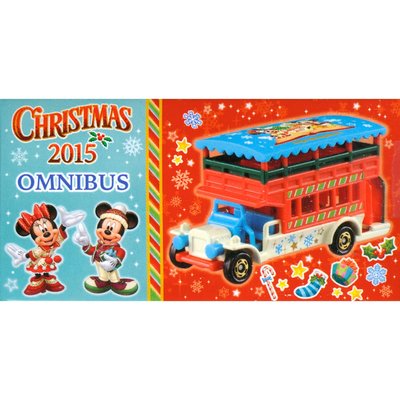 DISNEY東京迪士尼 TOMICA多美車2015聖誕節OMNIBUS遊園車